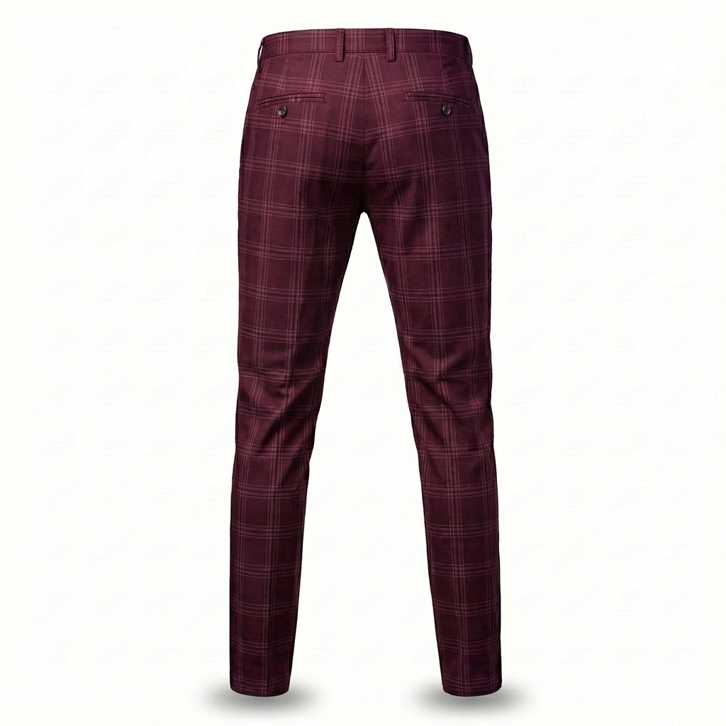Udine Plaid Tailored Pant