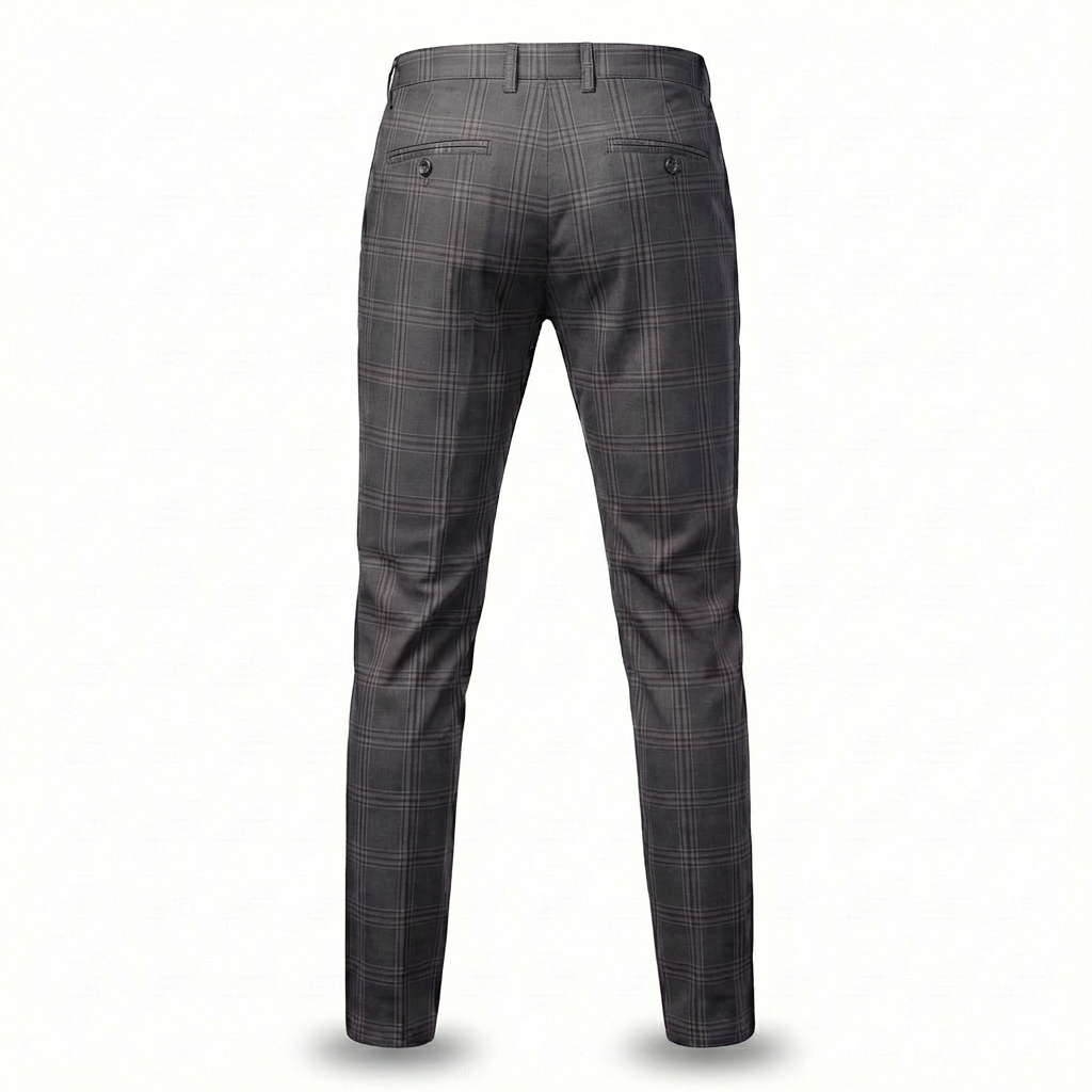 Udine Plaid Tailored Pant