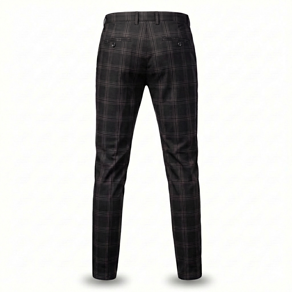Udine Plaid Tailored Pant