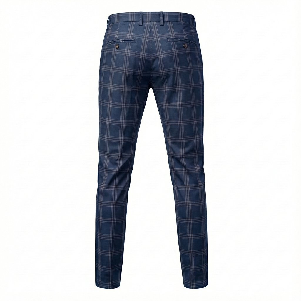 Udine Plaid Tailored Pant