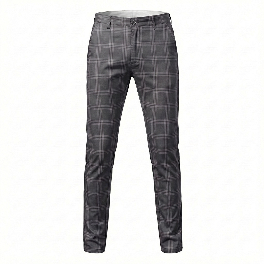 Udine Plaid Tailored Pant