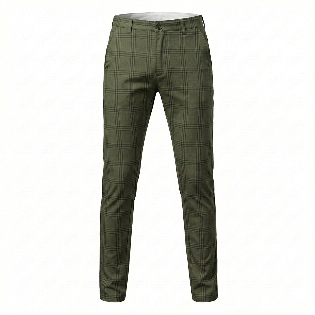 Udine Plaid Tailored Pant