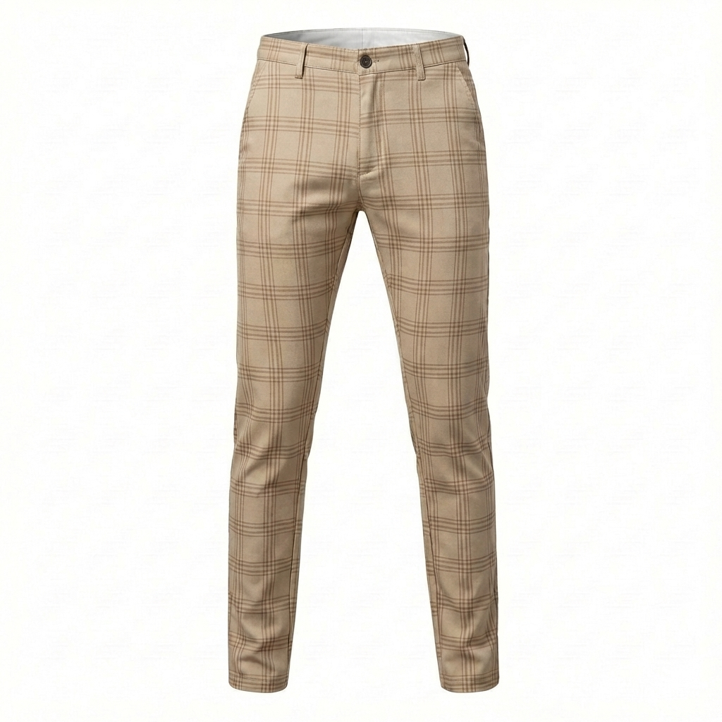 Udine Plaid Tailored Pant