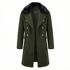 Valbona Fur-Collar Overcoat