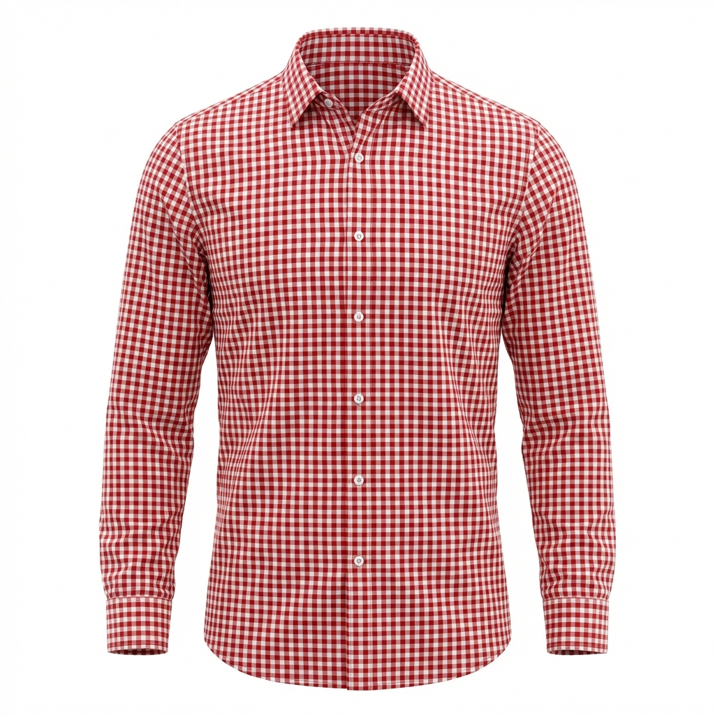 Vallecorsa Gingham Long Sleeve Shirt