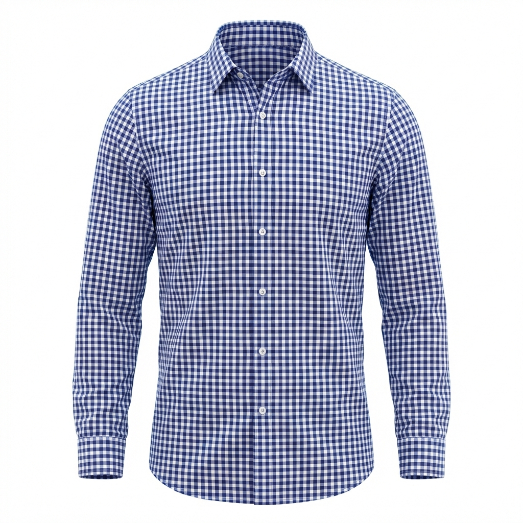 Vallecorsa Gingham Long Sleeve Shirt