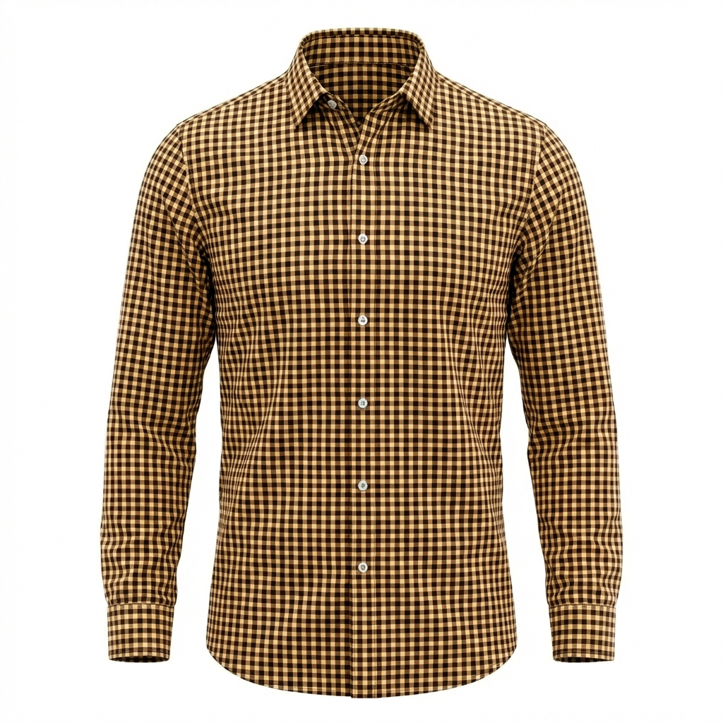 Vallecorsa Gingham Long Sleeve Shirt