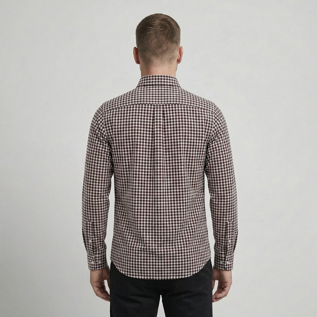 Vallecorsa Gingham Long Sleeve Shirt