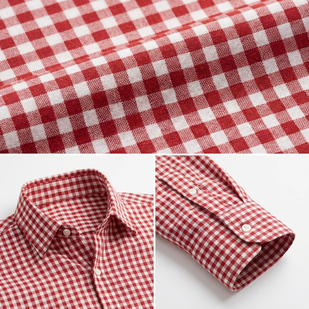 Vallecorsa Gingham Long Sleeve Shirt