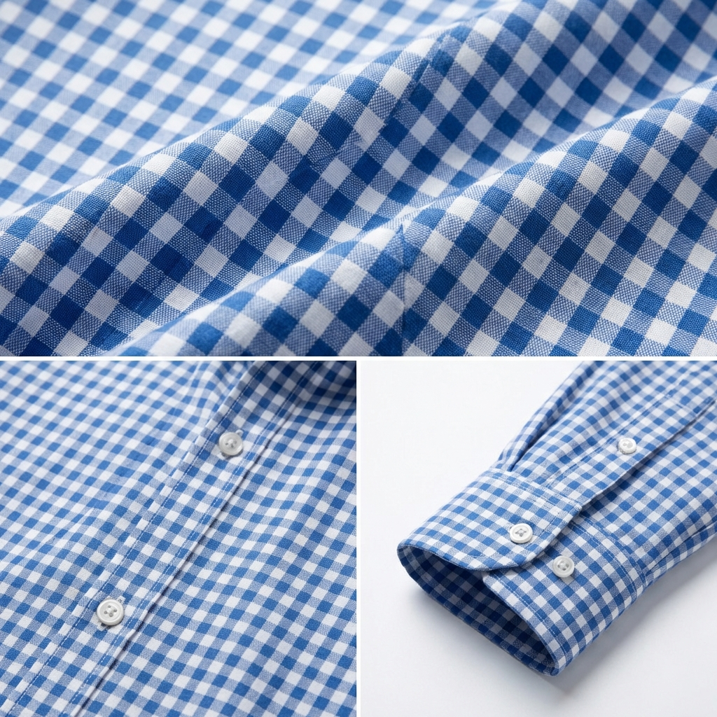 Vallecorsa Gingham Long Sleeve Shirt
