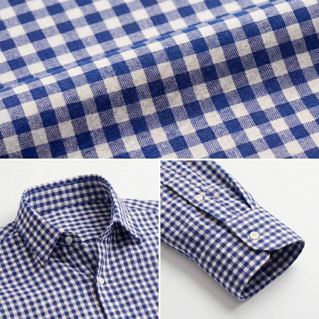 Vallecorsa Gingham Long Sleeve Shirt