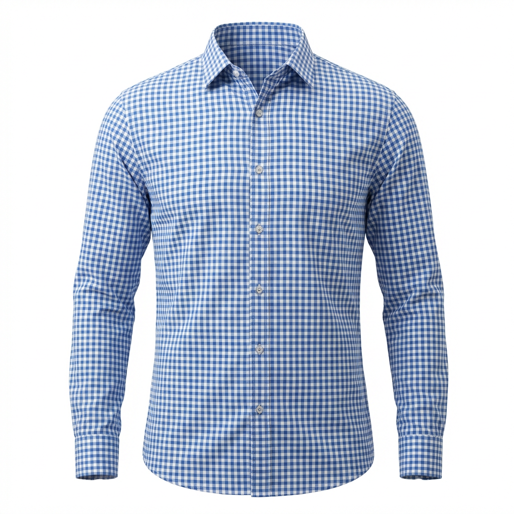 Vallecorsa Gingham Long Sleeve Shirt