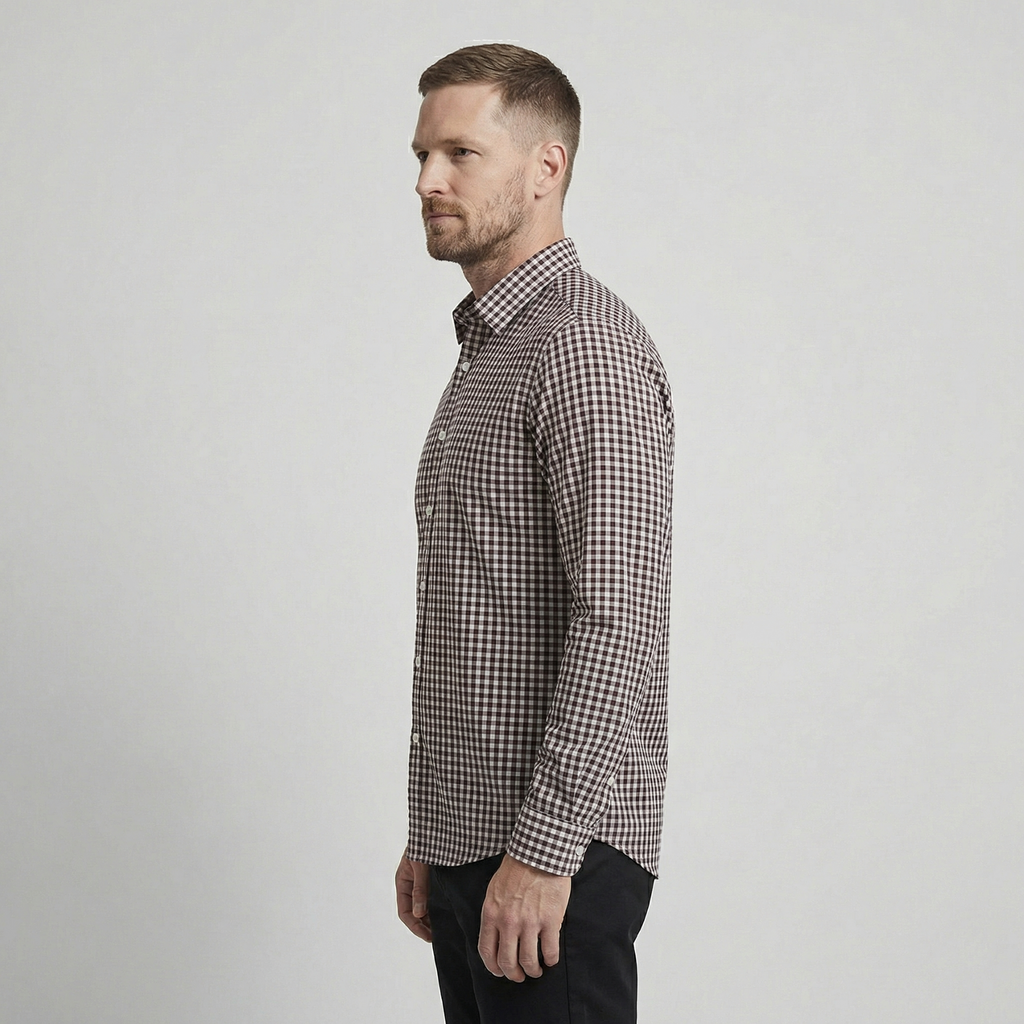 Vallecorsa Gingham Long Sleeve Shirt