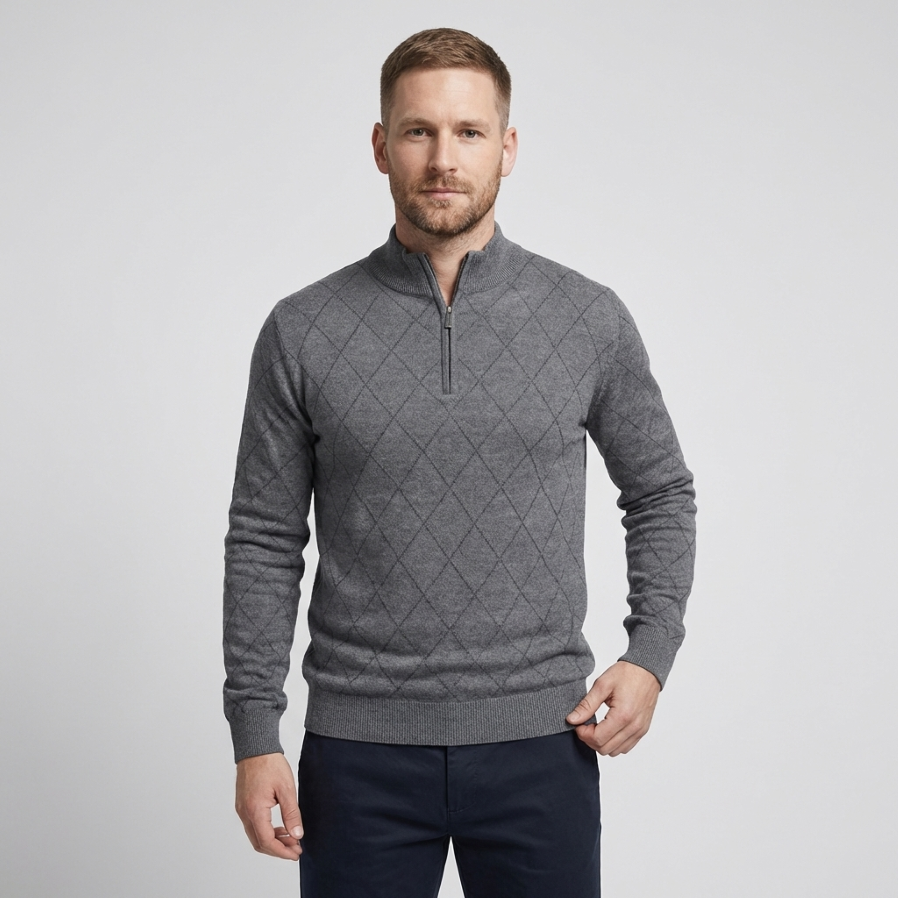 Valmero Half-Zip Knit Sweater