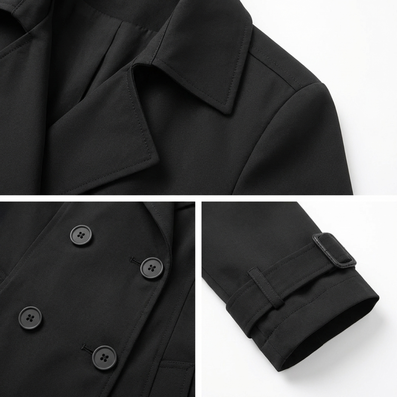 Varenzo Lapel Overcoat