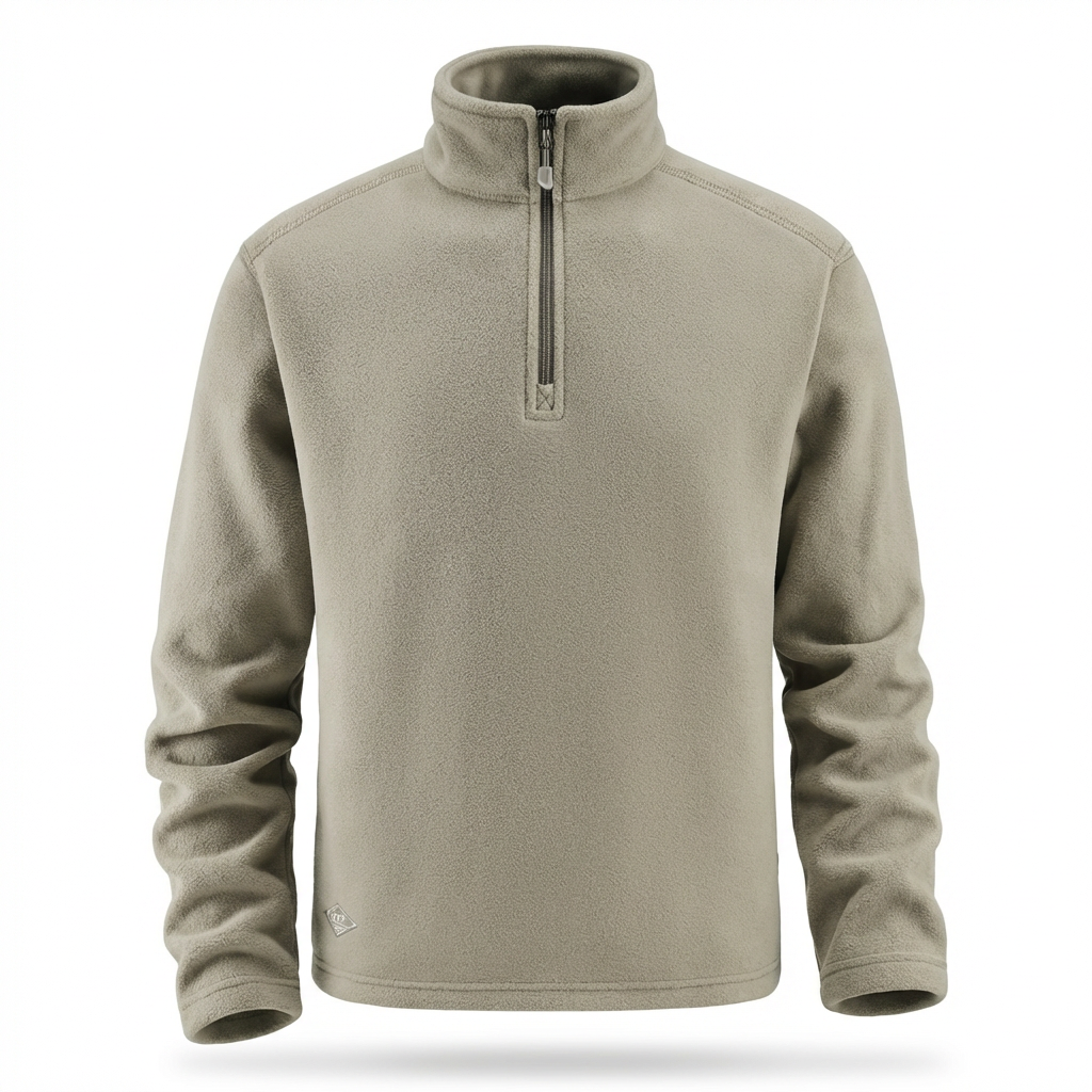 Vasto Quarter Zip Long Sleeve Sweatshirt