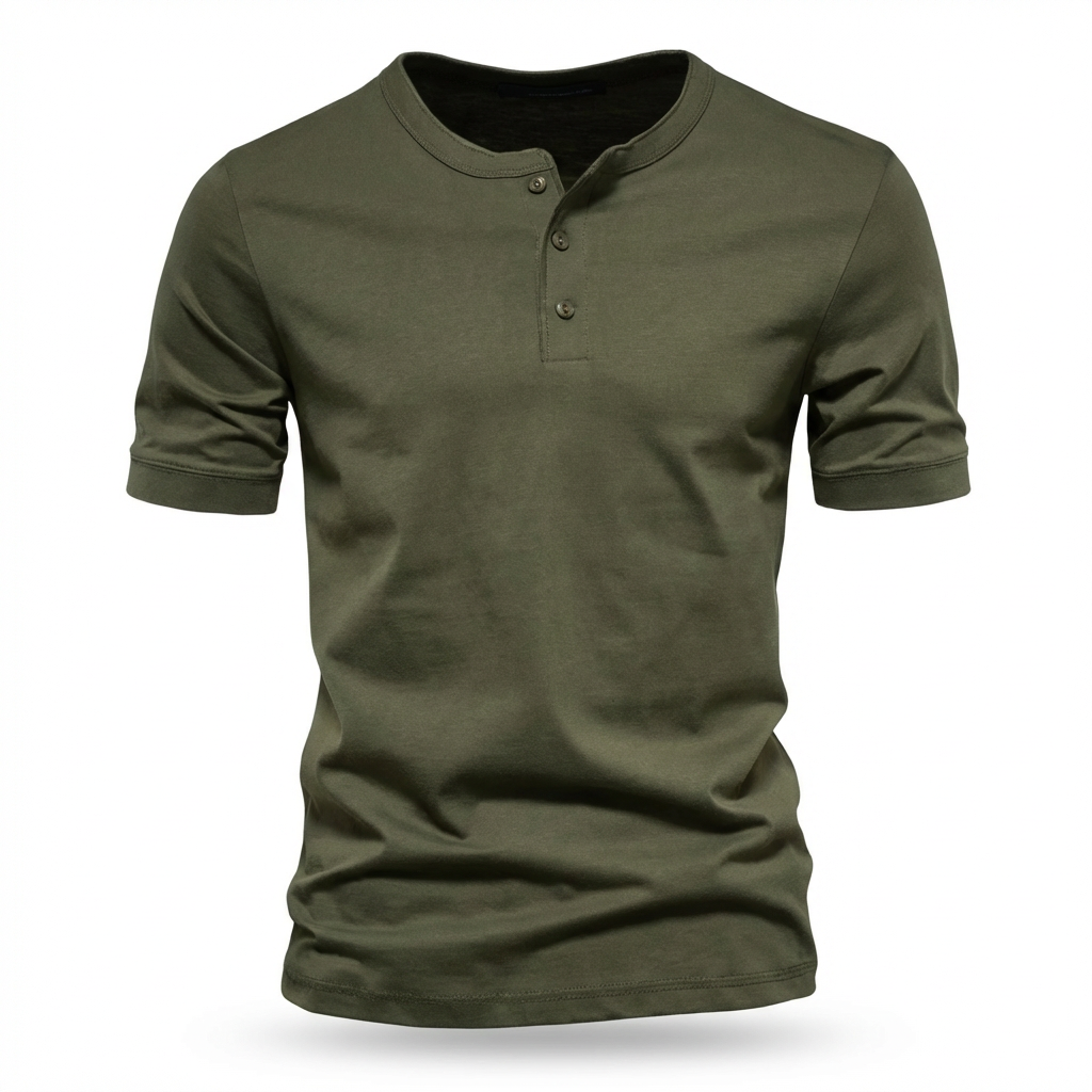Venezia Henley Button Tee
