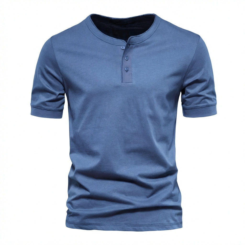 Venezia Henley Button Tee