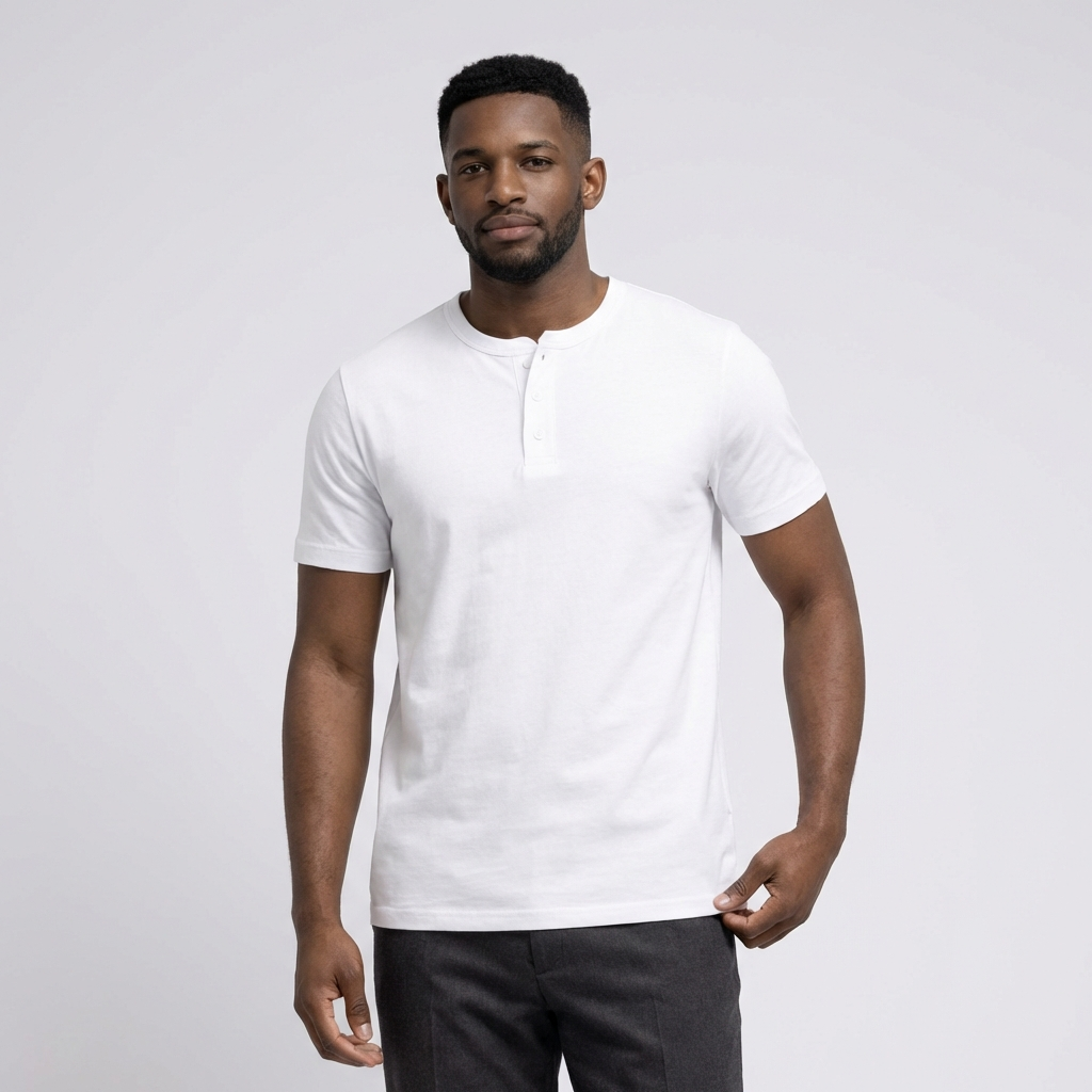 Venezia Henley Button Tee