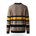 Vercelli Striped Easy Wear Knit Cardigan