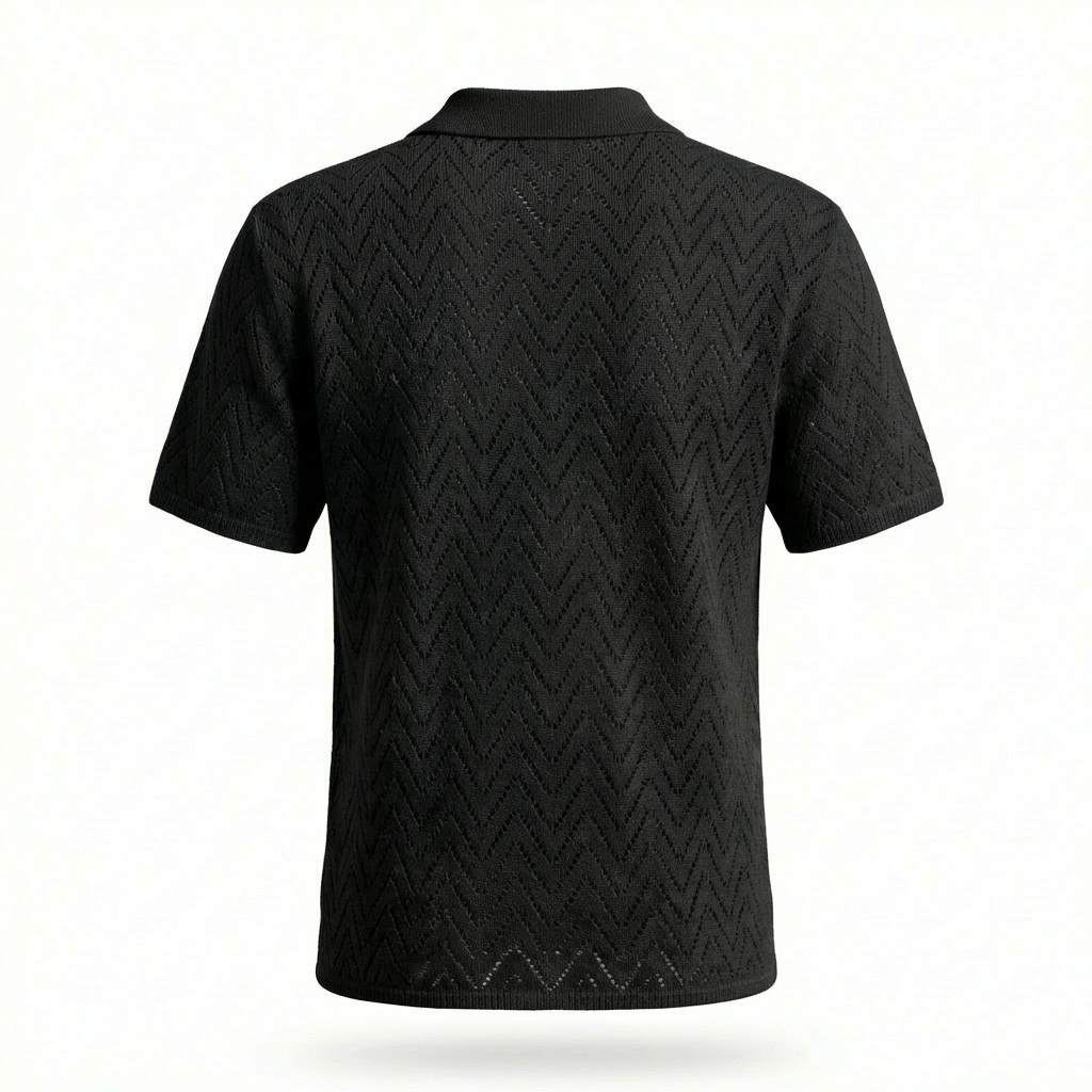 Vigevano Lace-Weave Button Shirt