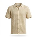 Vigevano Lace-Weave Button Shirt