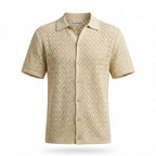 Vigevano Lace-Weave Button Shirt