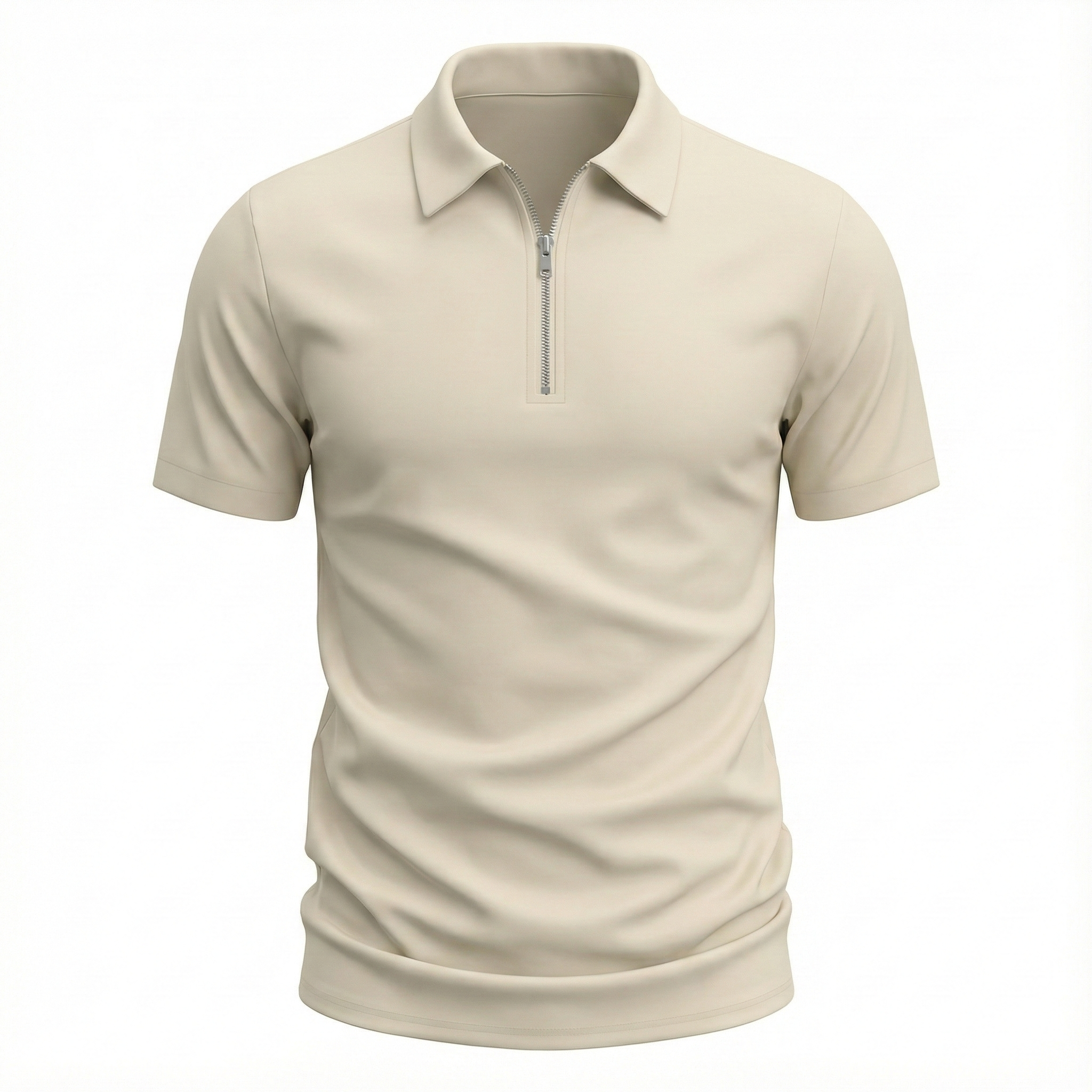 Zavetti Zip-Collar Polo