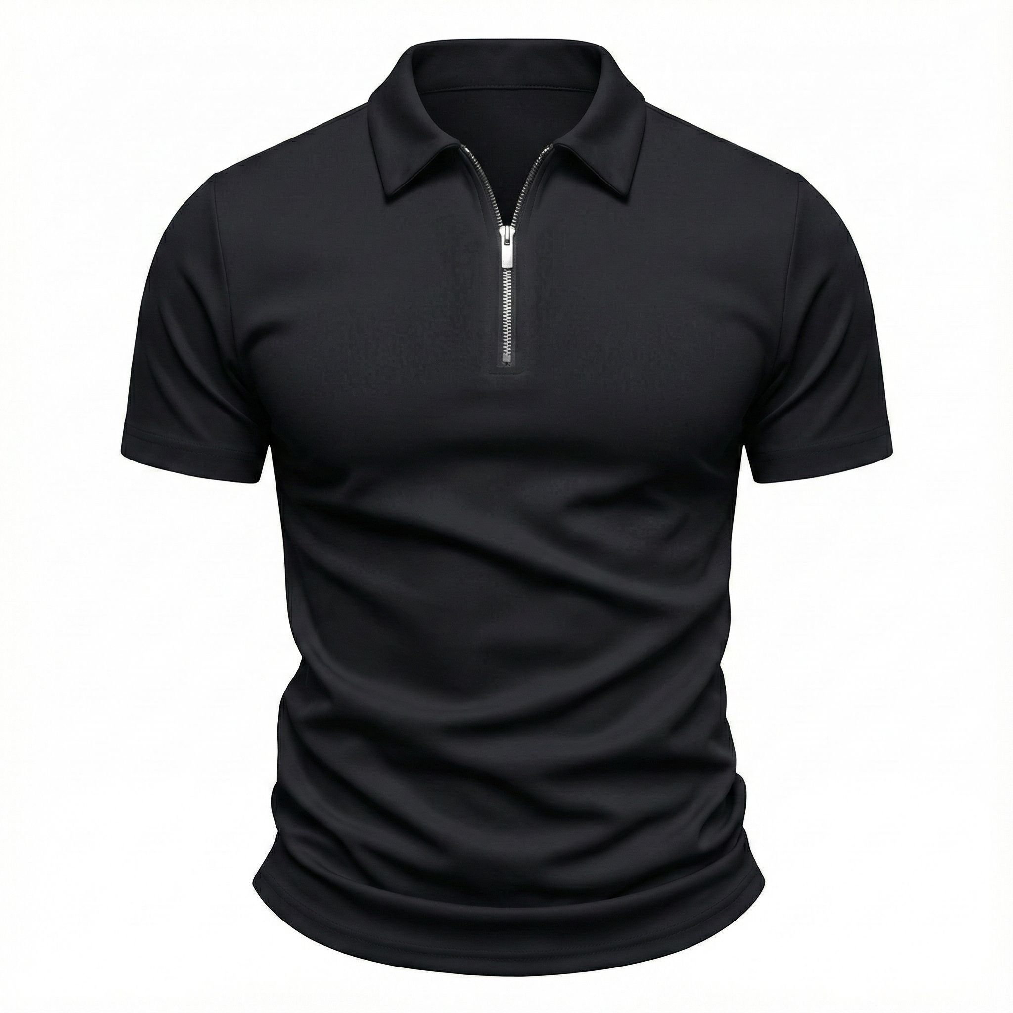 Zavetti Zip-Collar Polo