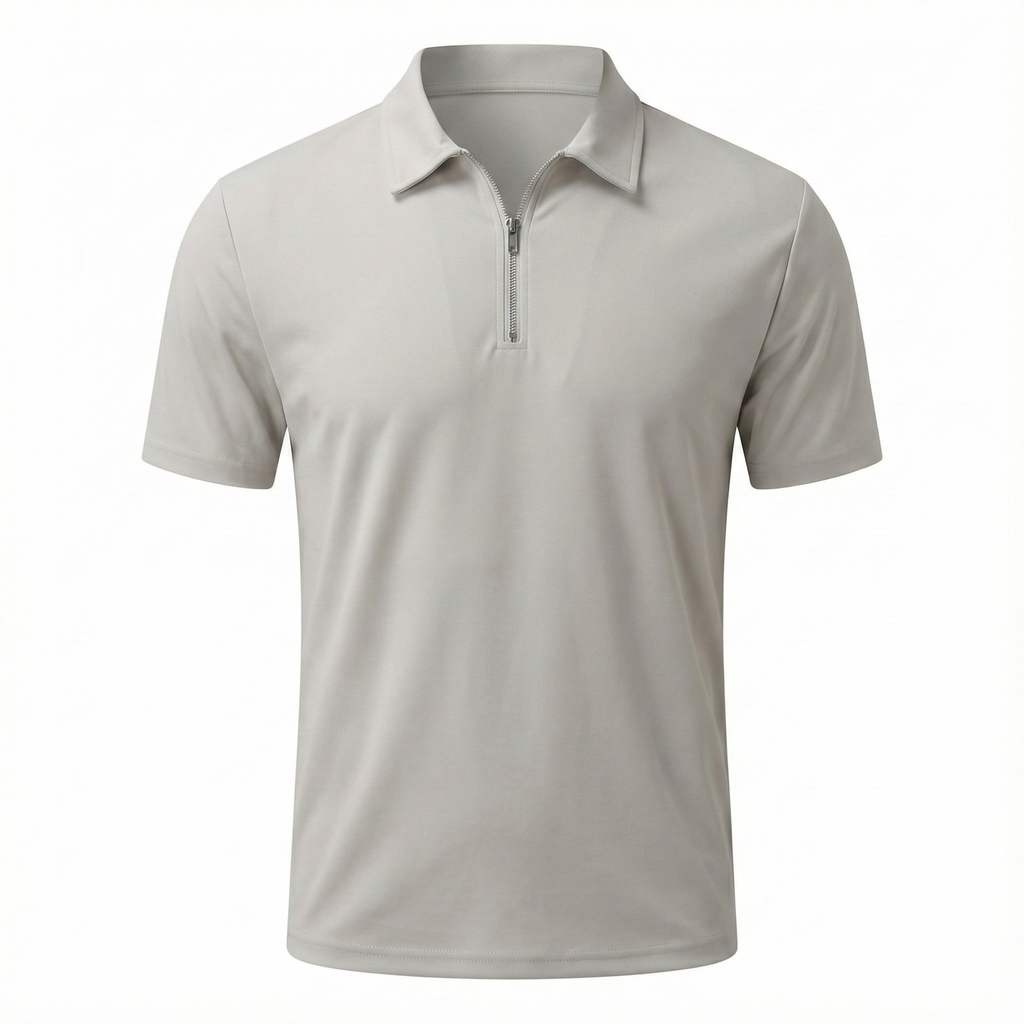 Zavetti Zip-Collar Polo