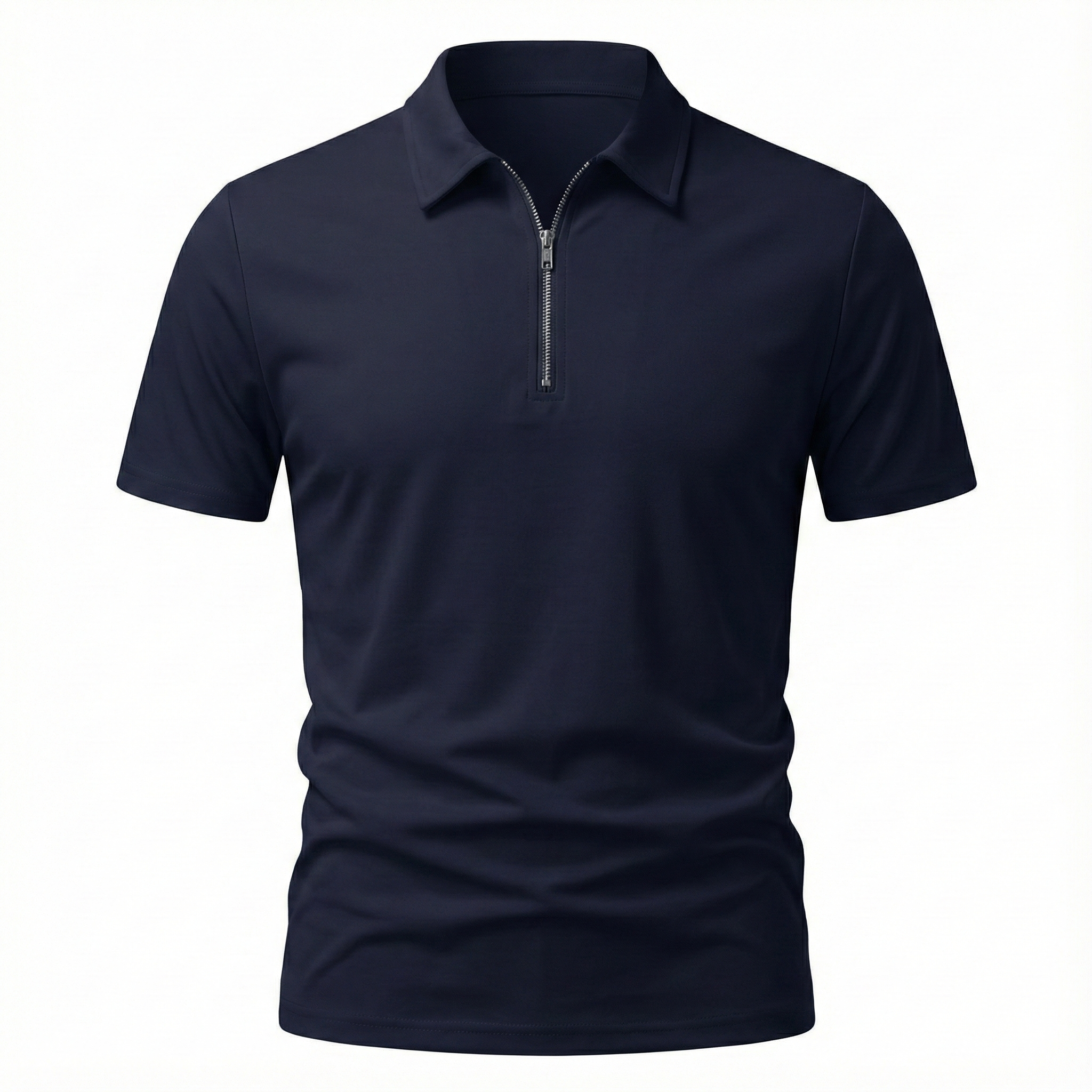 Zavetti Zip-Collar Polo