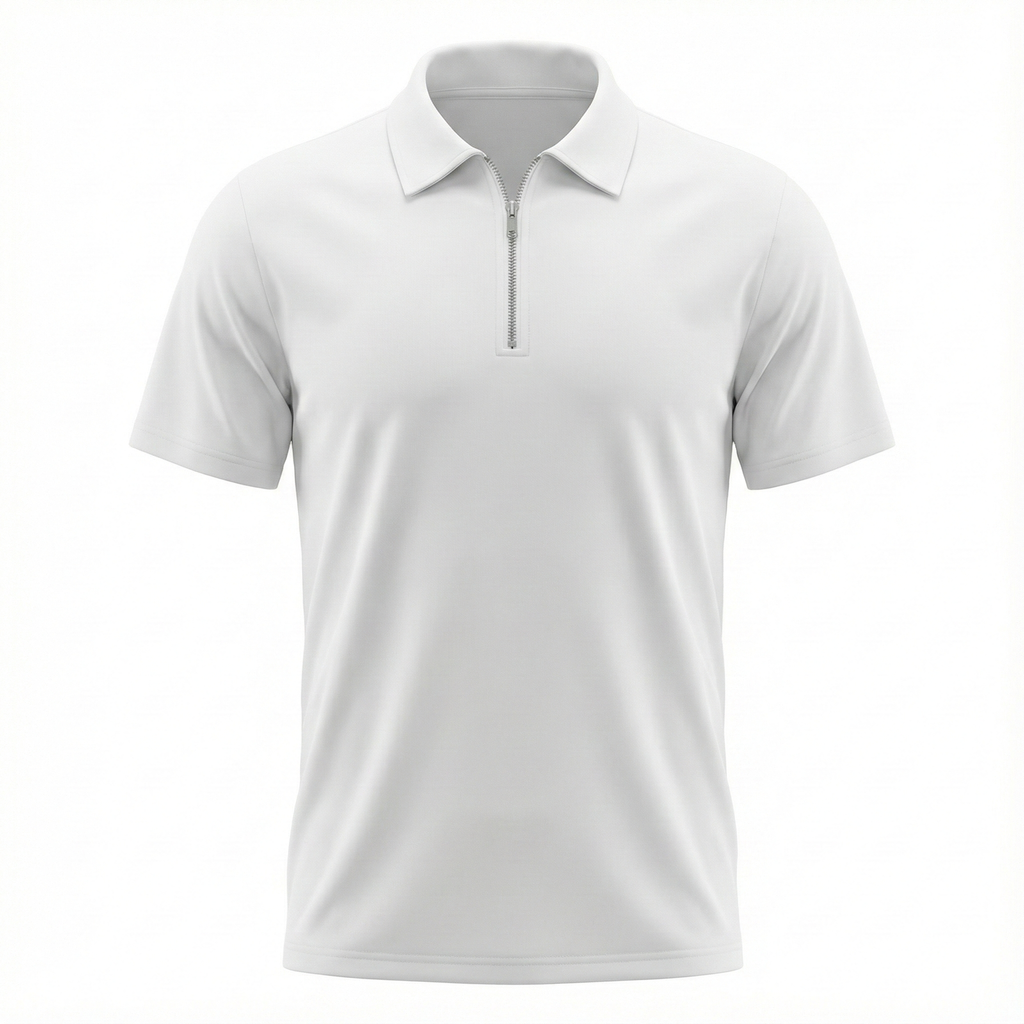 Zavetti Zip-Collar Polo
