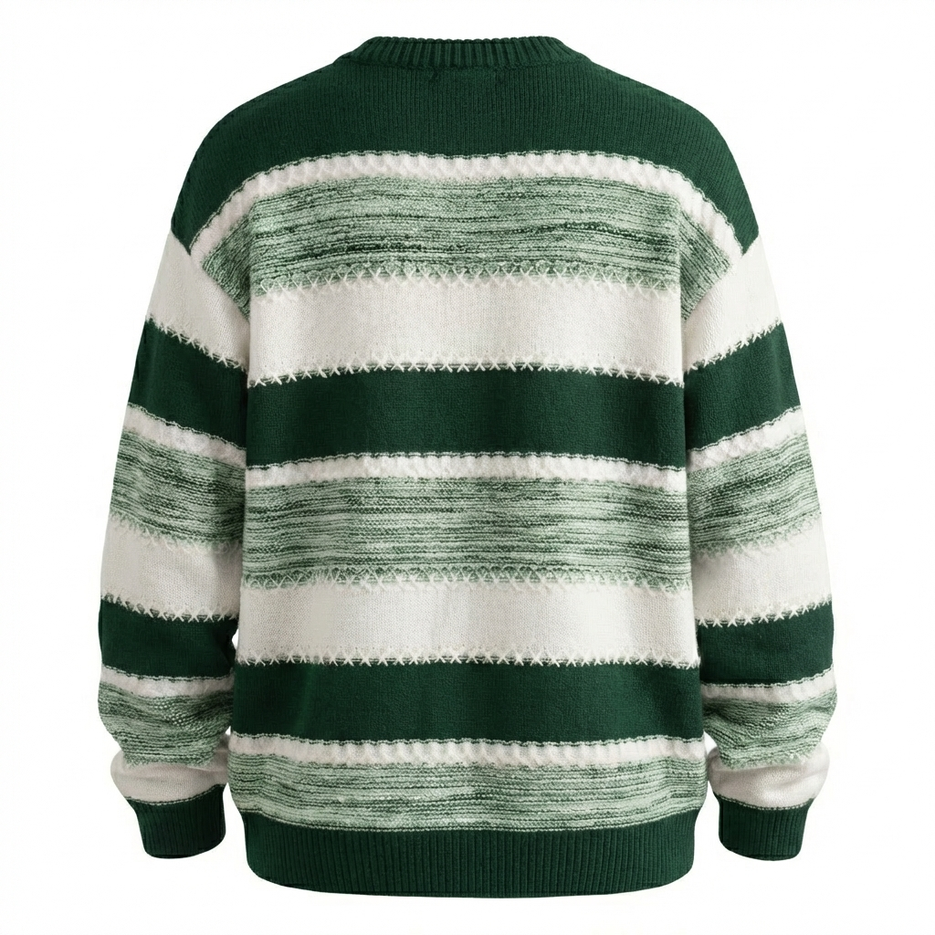 Zaviero Soft Stripe Knit