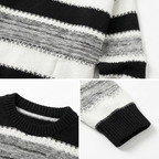 Zaviero Soft Stripe Knit