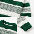 Zaviero Soft Stripe Knit