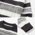 Zaviero Soft Stripe Knit
