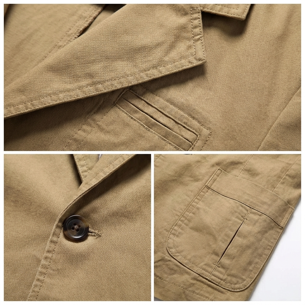 Spoleto Casual Button Front Blazer