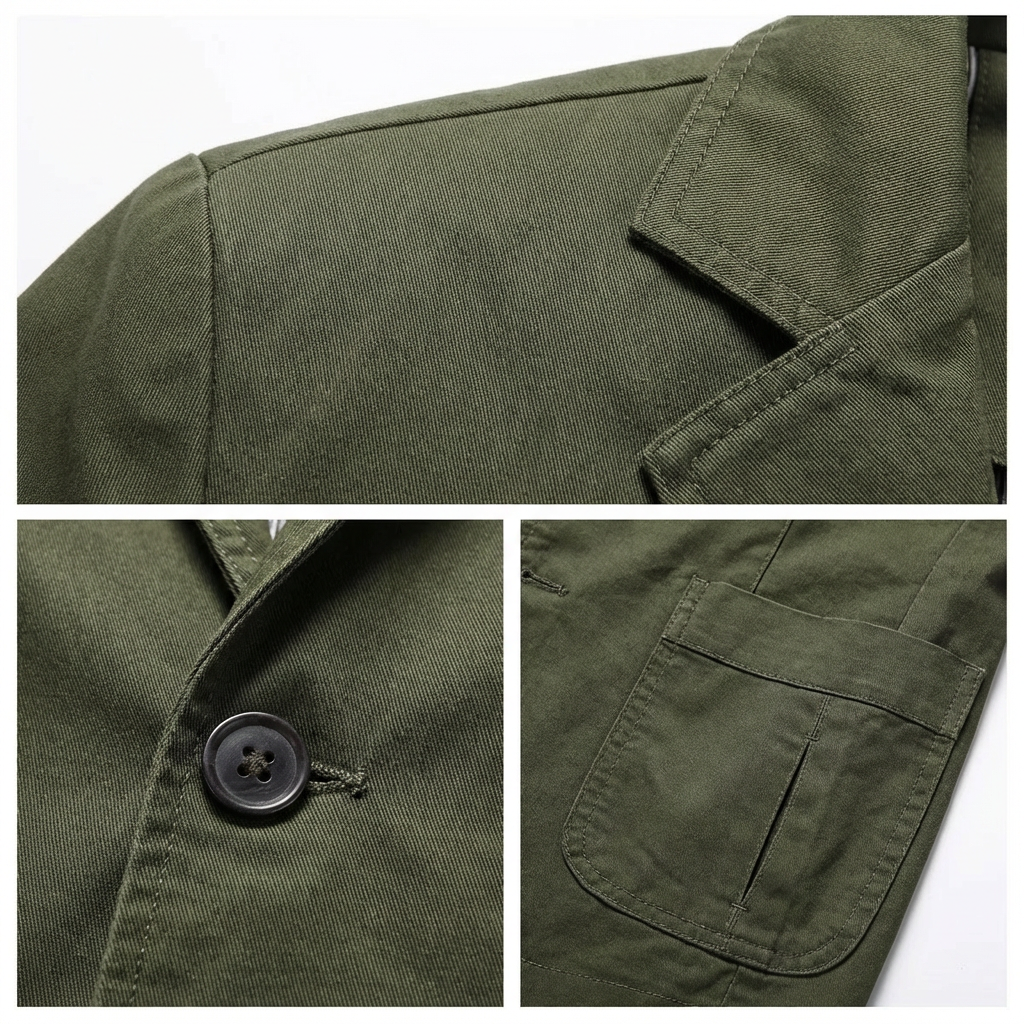 Spoleto Casual Button Front Blazer