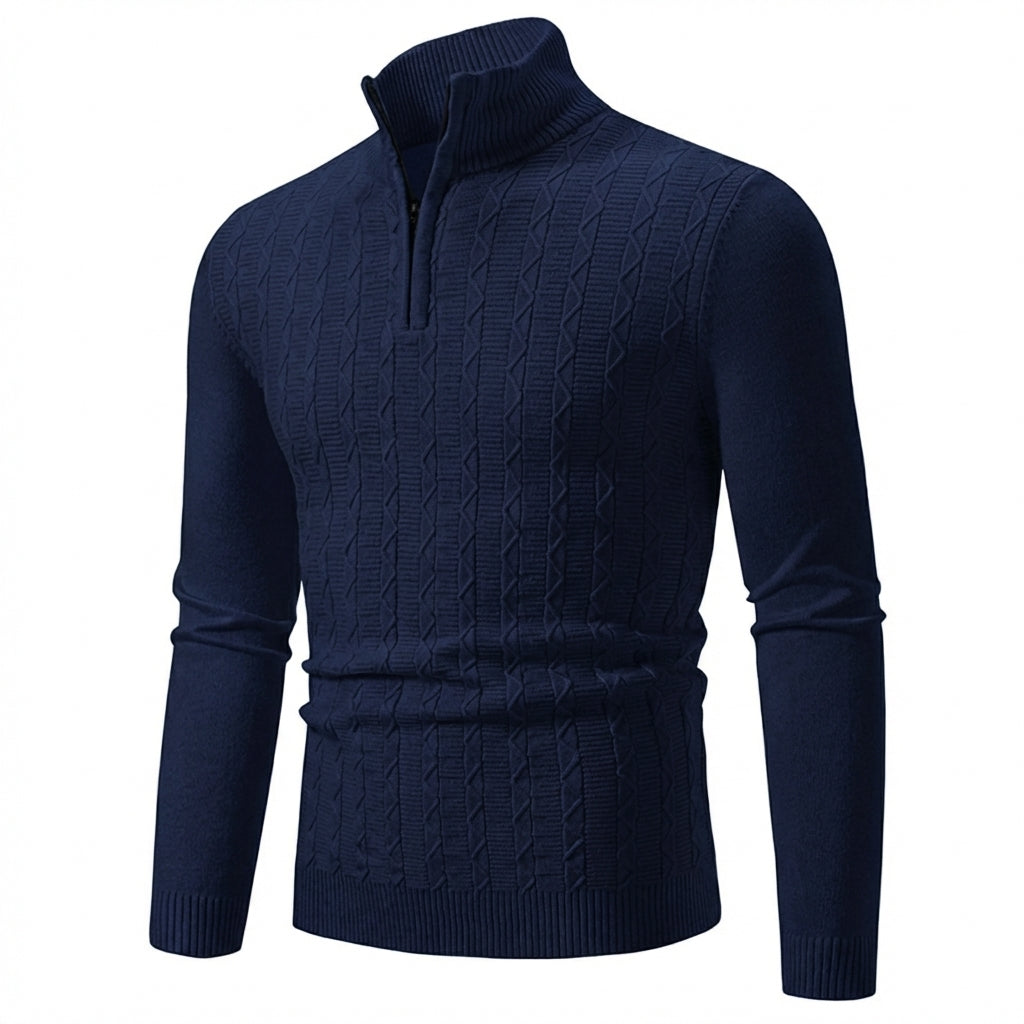 Silex Zip Neck Sweater